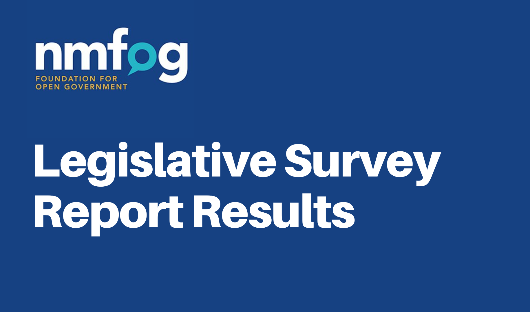 Legislative survey results